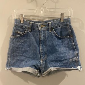 Lee’s jean shorts